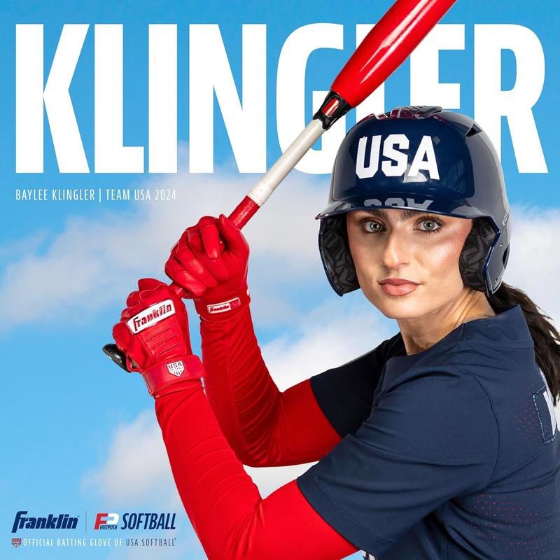 Franklin Sports Classic X Fast Pitch Batting Gloves