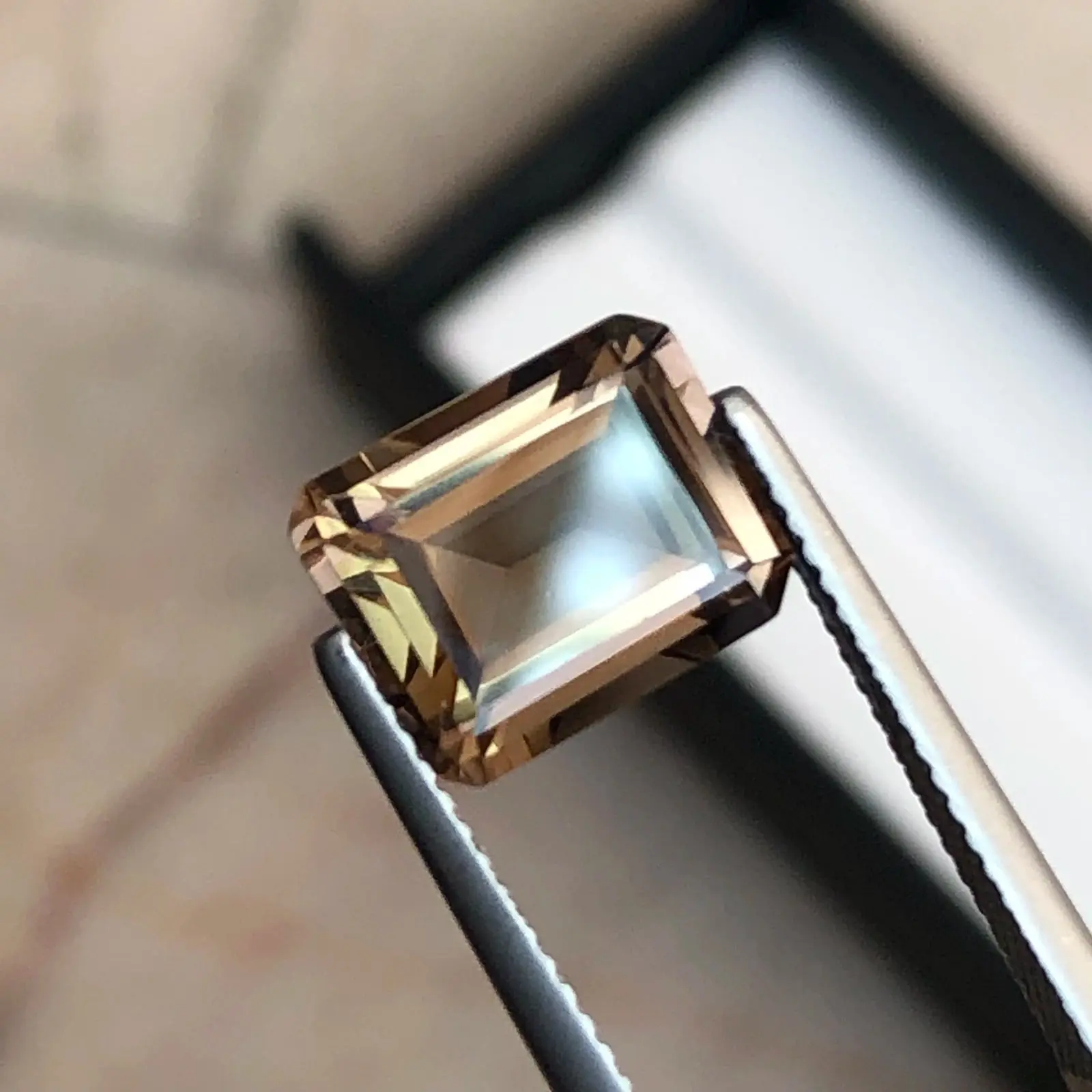 4.10ct Natural Smokey Quartz - Deep Cognac Brown - Precision Cut - 100% Earth-Mined (WAV73)
