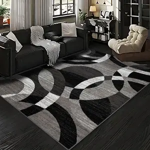 Soft and comfortable printed carpet, home decorative carpet, large living room carpet, sofa cushion, entrance mat, coffee table mat, bedroom carpet, bedside rug, suitable for various scenarios such as shopping malls, cafes,merry Christmas、let it snow