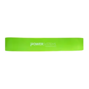 Power Systems Versa Loop Resistance Band Ring Light Level Lime Green for Enhanced Speed Agility Strength and Power Exercises
