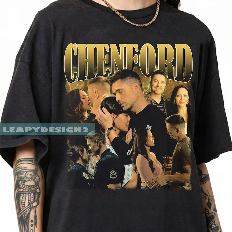 Chenford T-Shirt, The Rookie TV Show Graphic Tee, Tim Bradford Lucy Chen Shirt