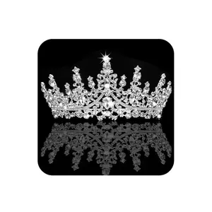 Tiara and Crown for Women   Crowns Rhinestone Princess Tiaras for Girl Bride Wedding Hair Accessories for Bridal Birthday Party Prom Halloween Cos-play Costume Christmas