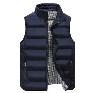 BIGWIG men's autumn and winter jacket, sleeveless vest, ultralight down jacket, men's down vest, casual slim vest, warm and comfortable, men's autumn and winter jacket cotton vest, warm sleeveless jacket, vest