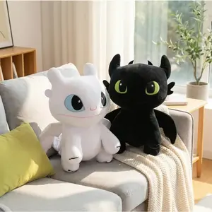 Toothless Dragon Plush Body Pillow More Size Cartoon Stuffed Cushion Soft Decorative Body Pillow Sleeping Back Cushion Decor