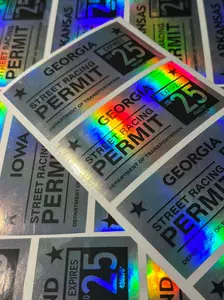 2025 STREET RACING PERMIT STICKER
