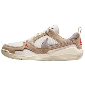 Jordan CMFT Era Men's Low-Top Retro Basketball Sneakers - Brown, House White, Maison Mihara Official Shoes with Memory Foam, Breathable Design, Durable Rubber Sole for Everyday Wear