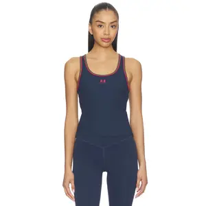 P.E Nation Nexus Rib Tank Top in Dark Navy