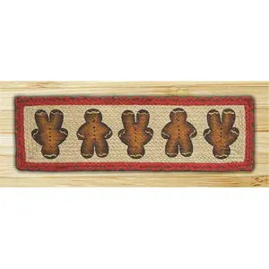 Capitol Importing 49-ST111GBM Gingerbread Men - 27 in. x 8.25 in. Rectangle Stair Tread