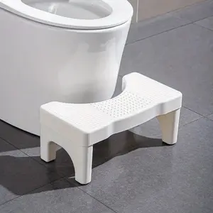 1pc Heavy Duty Toilet Potty Stool for Adults - Extra Wide Base & Non-Slip Surface, Sturdy Plastic Construction with Ergonomic Footrest Inflatable Christmas Tree