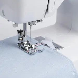 Upgraded Sewing Machine Presser Foot Set, Non-Slip Hemmer Guide, Beading Guide Foot, Adjustable Sewing Tools, DIY Craft Presser Feet Kit, Optional 1 or 2 Pcs