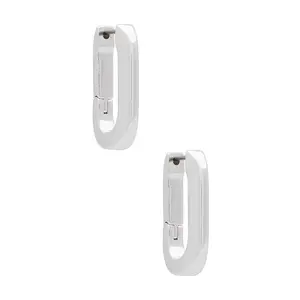 Jenny Bird U Link Earrings in Silver