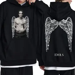 Rocker Yungblud IDOLS Wings Album Tour 2025 Hoodie Men Women Fashion Hip Hop Rock Vintage Sweatshirt Men's Unisex Sportswear BNR