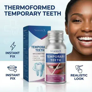NovacaraX Shapeable Dental Restoratives - Thermoformed Temporary Teeth for Cavities & Dentures | High Viscosity, Accurate Fit, Safe & Irritant-Free