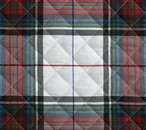 Eddie Bauer Holiday Plaid Green Flannel F/Q Quilt Set