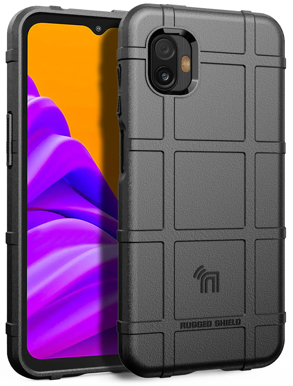 Case for Galaxy XCover 6 Pro, Nakedcellphone Special Ops Tactical Armor Rugged Shield Protective Cover [Anti-Fingerprint, Matte Grip Texture] for Samsung XCover6 Pro Phone (2022, SM-G736)