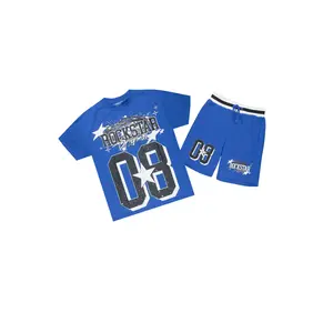 Allstar Royal/Black T-Shirt Short Set