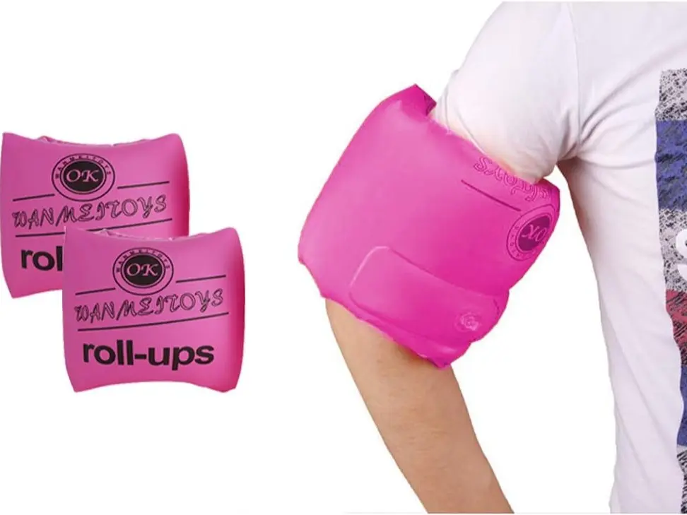 Floaties Inflatable Swim Arm Bands Rings Floats Tube Armlets for Kids and Adult