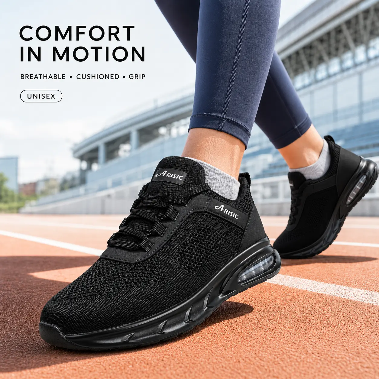 2026 Women’s Athletic Sneakers, Breathable Cushioned Walking Shoes with Air Cushion Sole for Training, Fitness, Travel and Everyday Wear