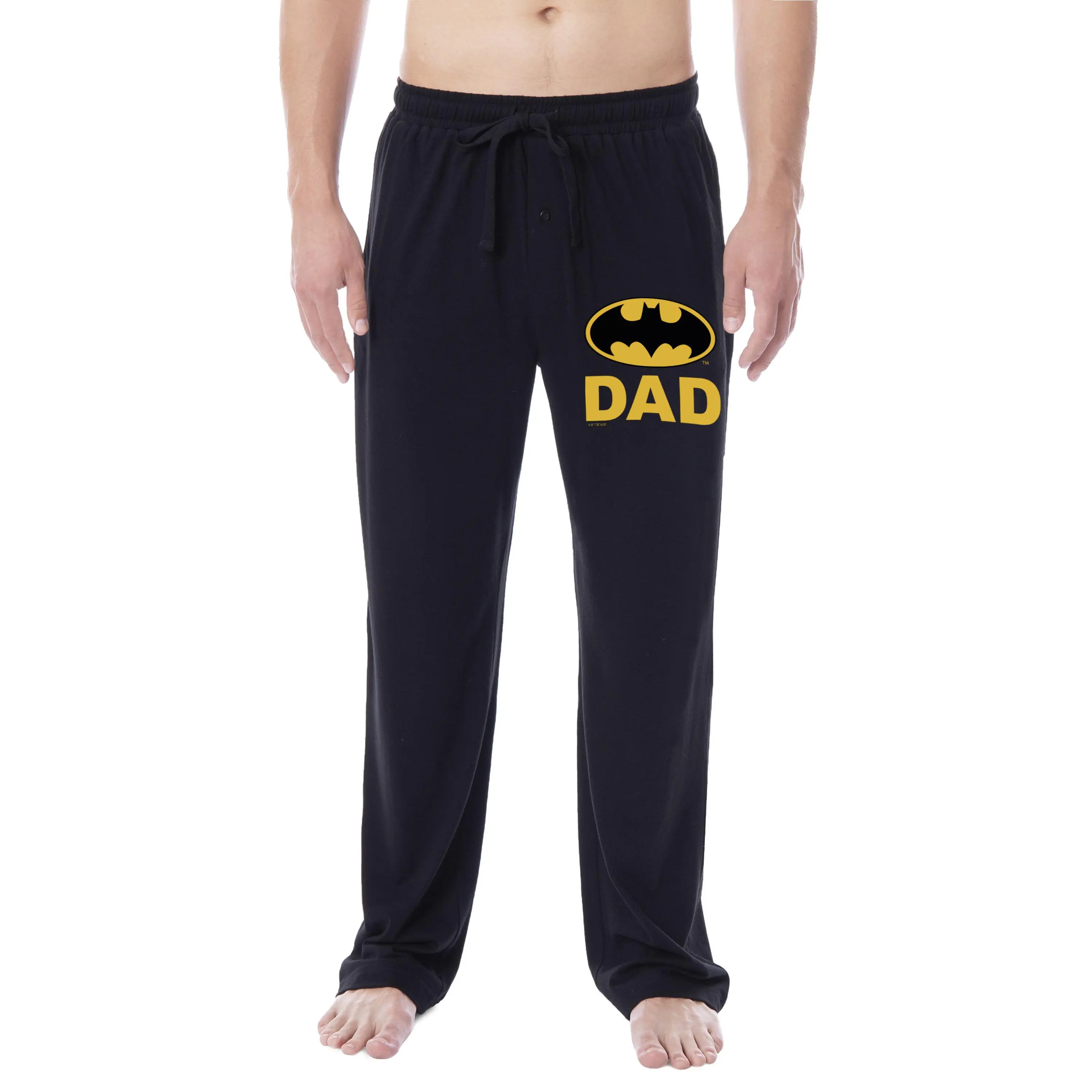 DC Comics Mens' Batman Character Father's Day Bat Dad Classic Sleep Pajama Pants