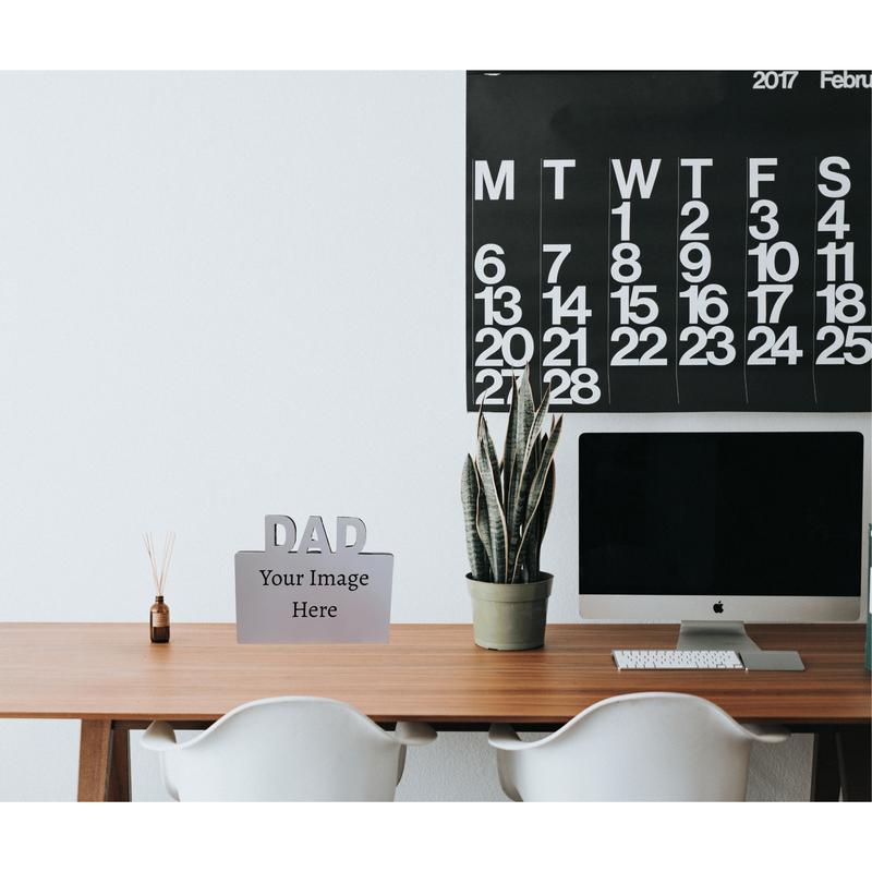 Decor Plaques & Signs Personalized Fathers Day Picture Frame Customizable Image Display Gift Photo