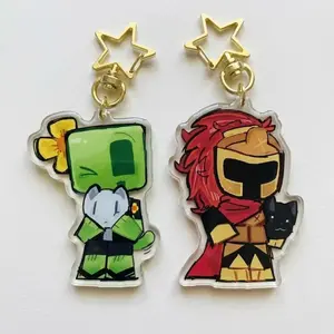 Minecraft ARG Avery The Mayo, D3rlord3 Keychain, Searching For A World That Doesn't Exist Acrylic Keychain - Cute, Durable, And Perfect For Bags, Keys, Or Gifts. Great For Daily Use Or As Thoughtful Little Gifts For Your Friends And Yourself.