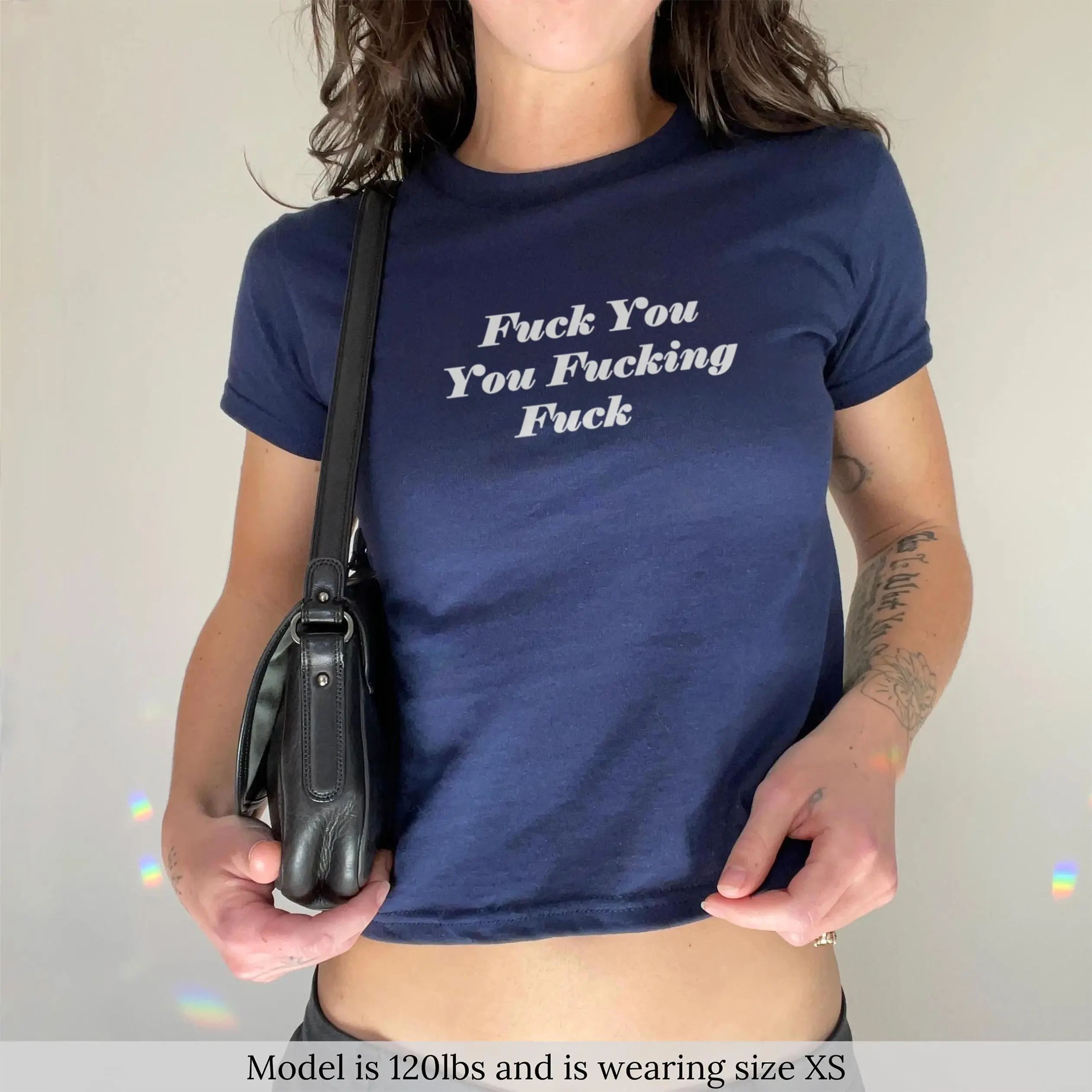 Fuck You You Fucking Fuck Baby Tee Funny Shirt Y2k Shirt Women Custom 90s Graphic Tshirt Shameless Shirt Gifts For Her Offensive Tee