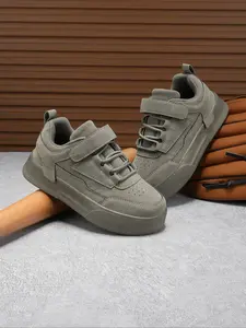 New Patchwork Soft Sole Sneakers, Unisex Casual Sports Shoes, All-Season School & Travel Footwear