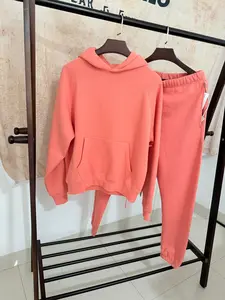 Casual Athletic Sweatsuit Sets SS22 'Coarl' Sweatshirt & Sweatpant Sets 192SU222052F&130SU222022F Cuffed Pants Menswear