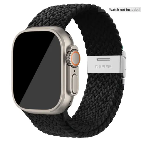 Apple Watch Band Compatible with Apple Watch Clasp Loop Nylon Braided Strap, Iwatch 11 10 9 8 7 6 5 4 Se Watch Band Watch Straps (Band Only)