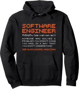 Software-Engineer Developer Definition Programming Pullover Hoodie
