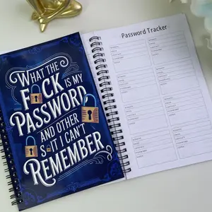 1pc Simple Password Book, Minimalist Advanced Password Manager with Website & Username Storage, Quick Access Internet Logins for Home & Office, Ideal Holiday Gift