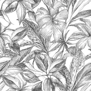 NuWallpaper Canopy Peel and Stick Wallpaper Black