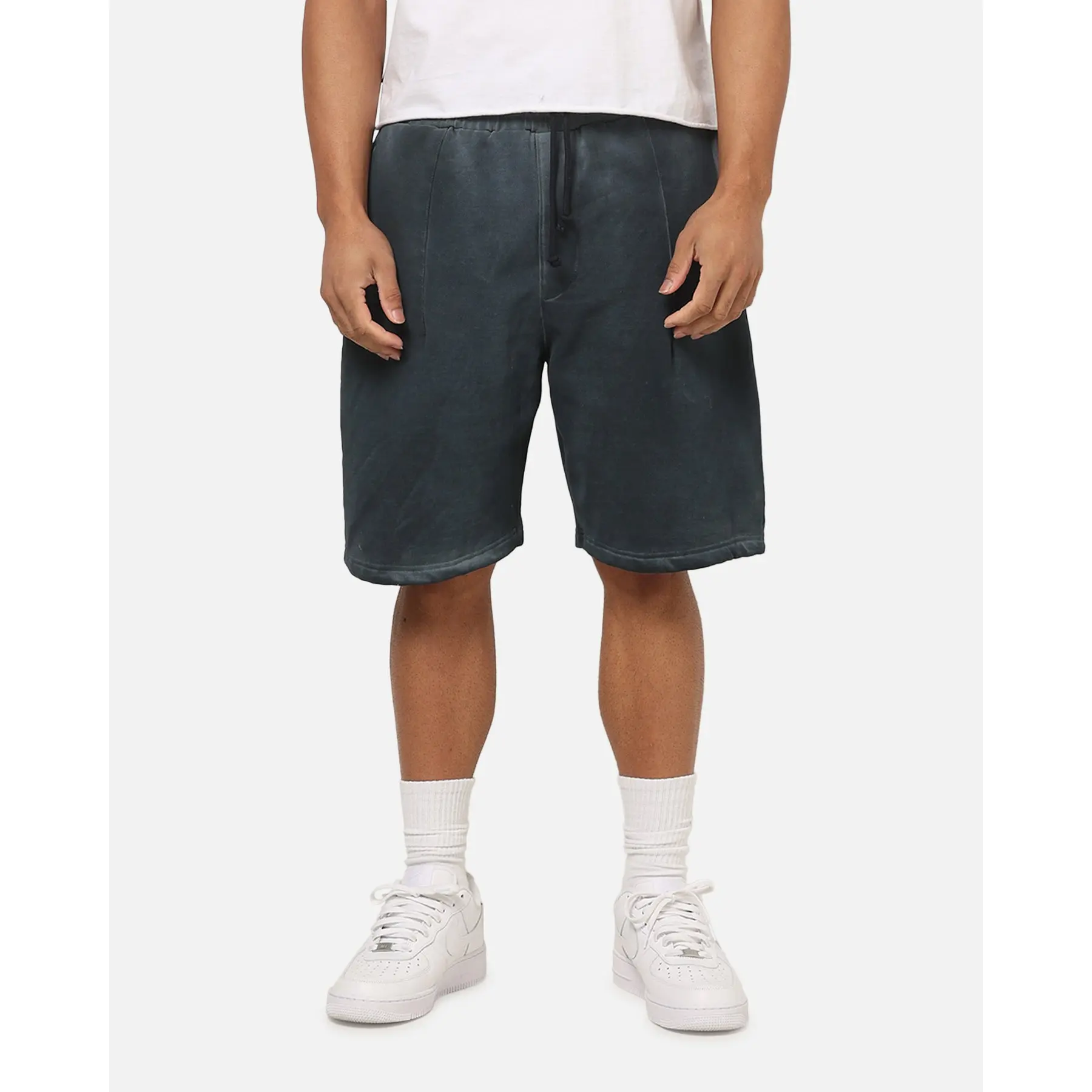 American Thrift Fleece Shorts Washed Black
