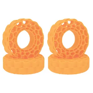 MEUS RACING Soft Silicone Rubber Inserts for 62-66mm 1.0" Tires (Orange)