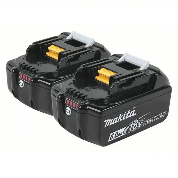 Makita BL1860B-2 18V LXT Lithium-Ion 6.0Ah Battery Pack for Power Tools