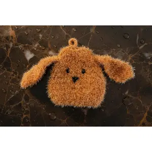 Rufus Scrubby - Cute & Durable Dog Dish Scrubber  (Single)