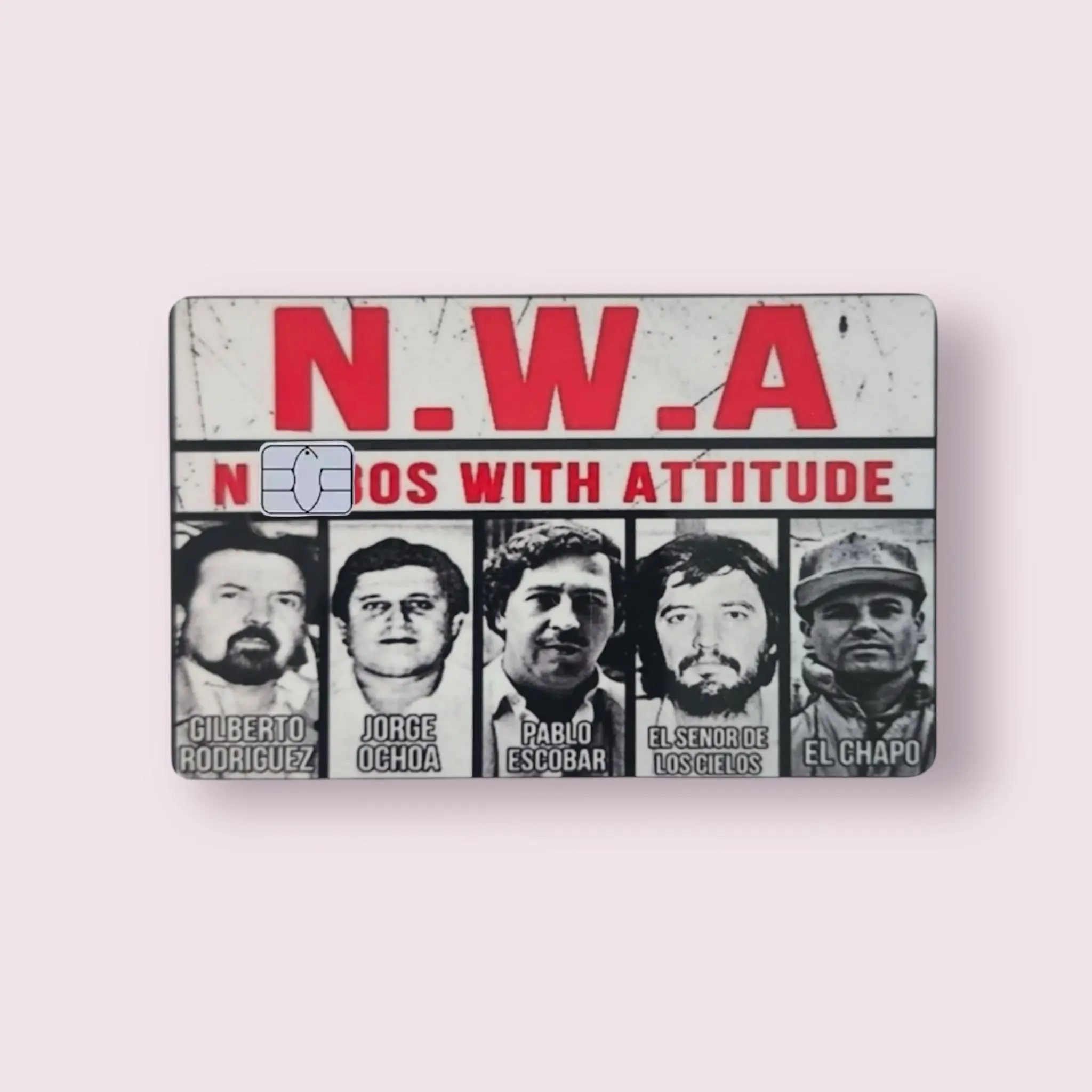 Mexican NWA Card Credit Card Sticker Debit Skin Decal Cover Waterproof Vinyl Easy To Apply