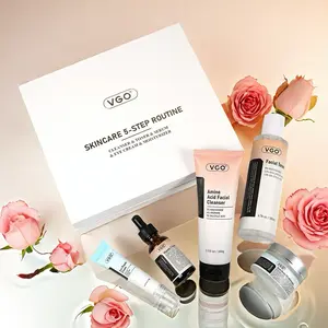 VGO Daily Nourishing & Hydrating Repair Kit – Complete 5-Step Set with Cleanser, Toner, Serum, Eye Cream & Moisturizer for All Skin Types 2.