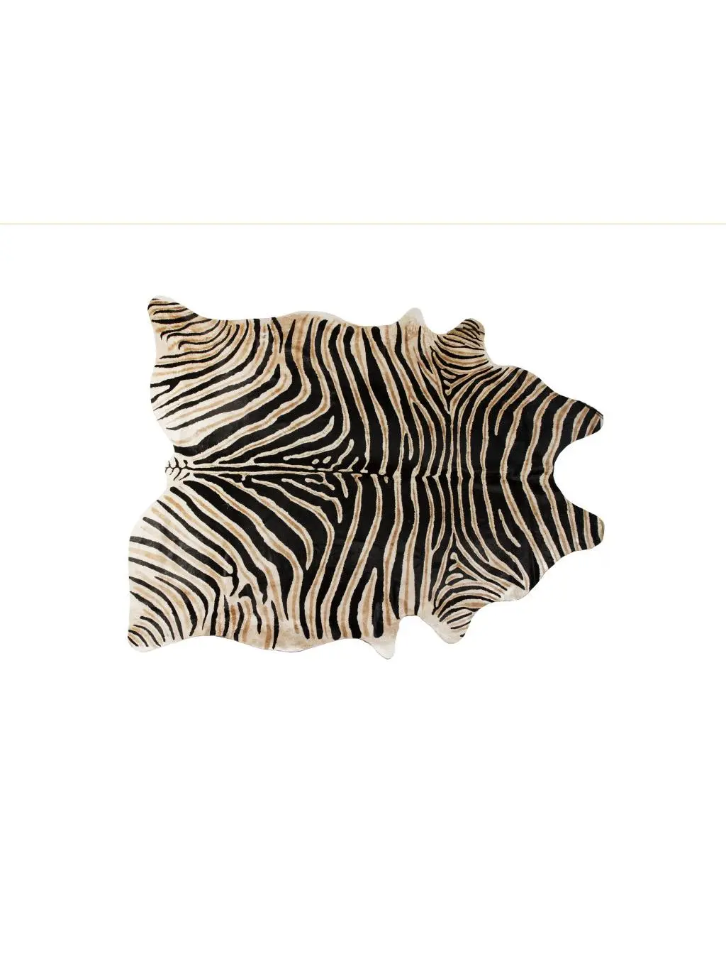 HomeRoots Hand-Knotted Cowhide Area Rug, 6'x7' Animal Print, Brown & Black Novelty Style, Stain Resistant, Durable Indoor Living Room Equestrian Leisure Decor, 6' X 7'