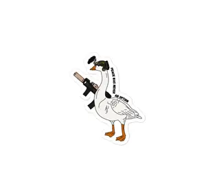 Peace Was Never an Option Tactical, Goose Sticker, Funny Military Style, Funny Stickers, Stickers for Water Bottles, Laptops, Books, etc. Decor Decorative