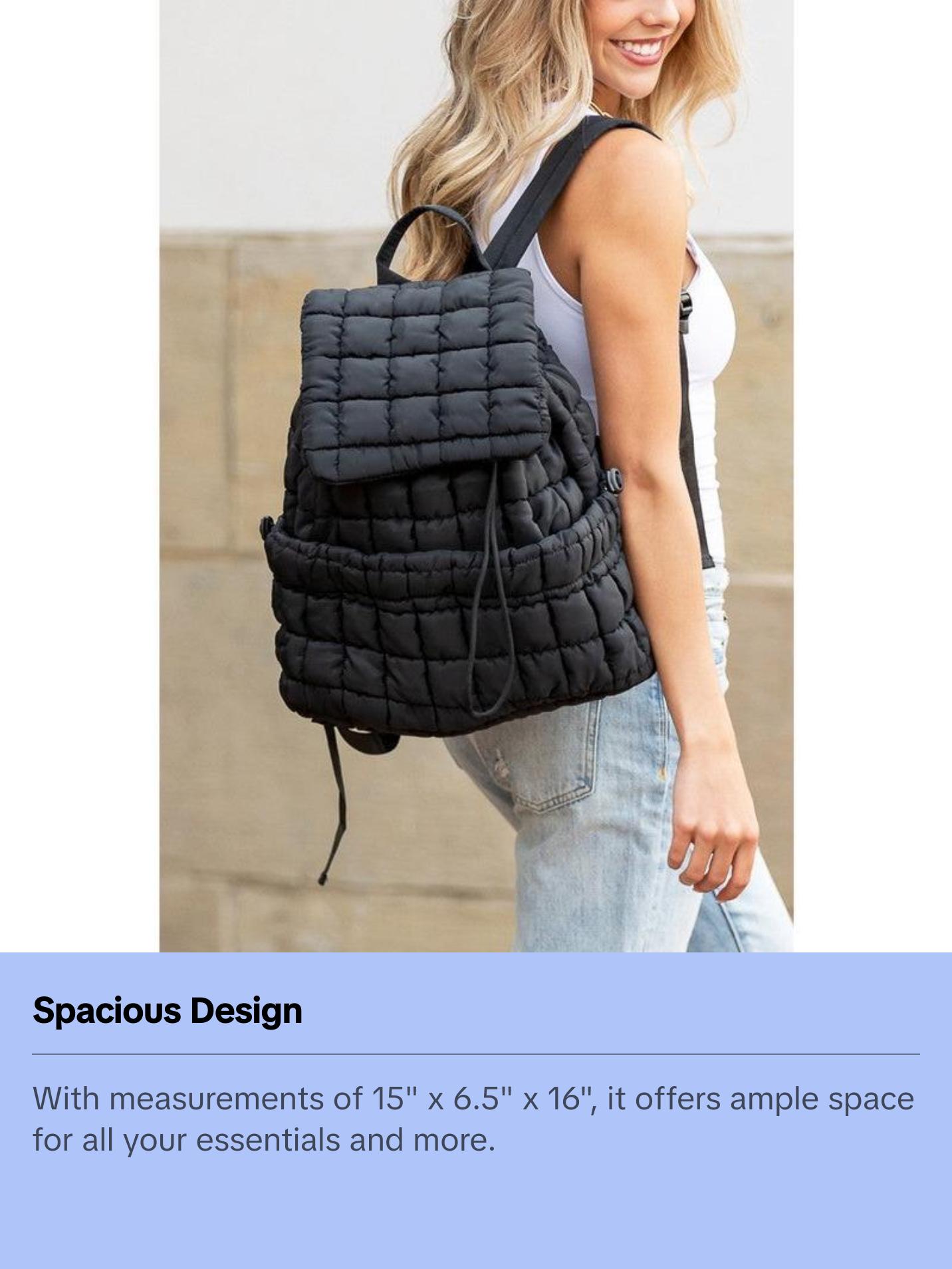 Blake Quilted Puffer Backpack