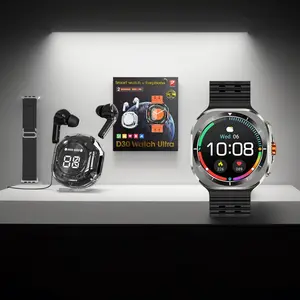 2025 Combo Smart Watch & Earbuds 1.46inch Full Touch Screen, Fitness Tracker Sleep Monitoring, Voice Assistant, Wireless Call Make/Answer, Music Control, Message Notification, Best Gift