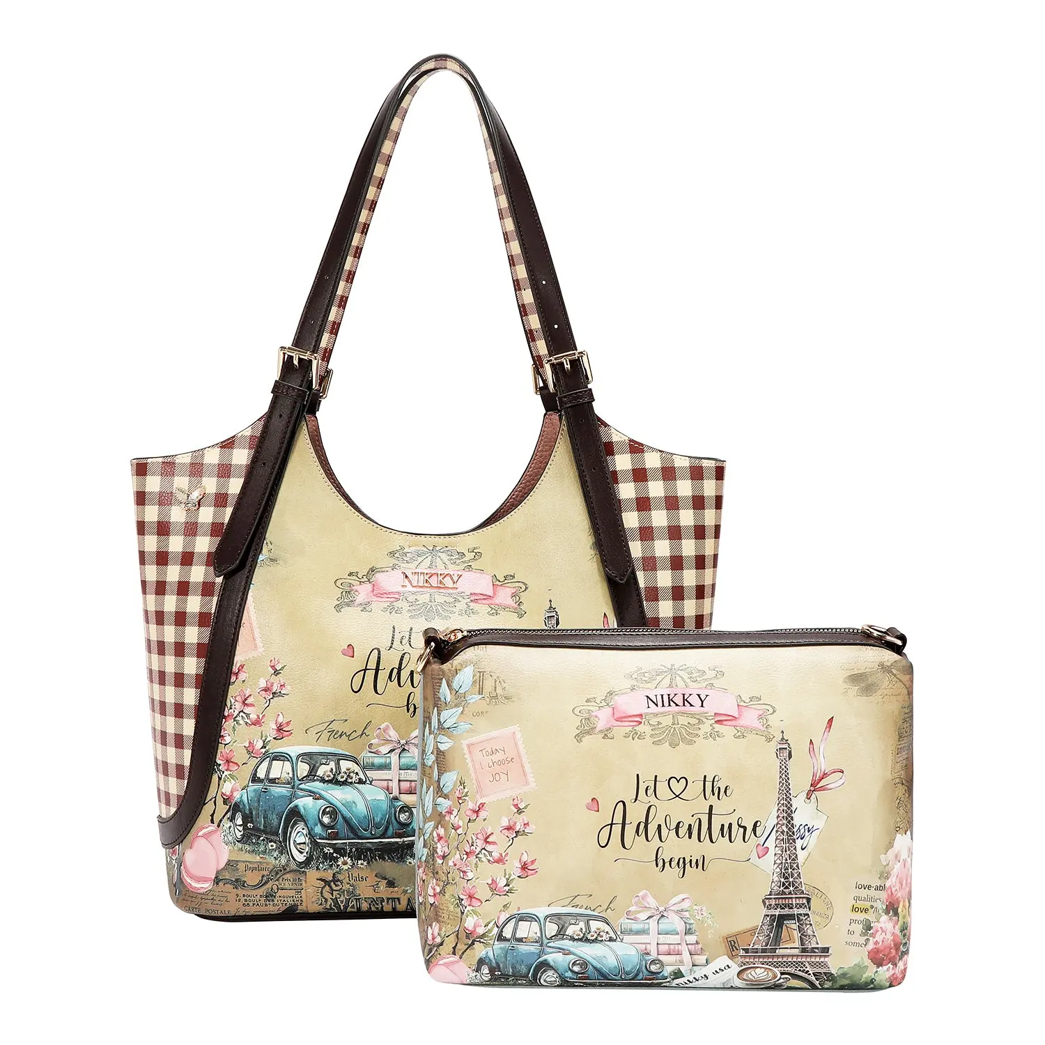 CHASING DREAMS 2 PC SHOPPER BAG