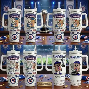 20oz 40oz Soccer Fan Tumbler with Handle, Funny Football Supporter Travel Mug, Vacuum Insulated Drinkware with Straw, Sports Lover Gift