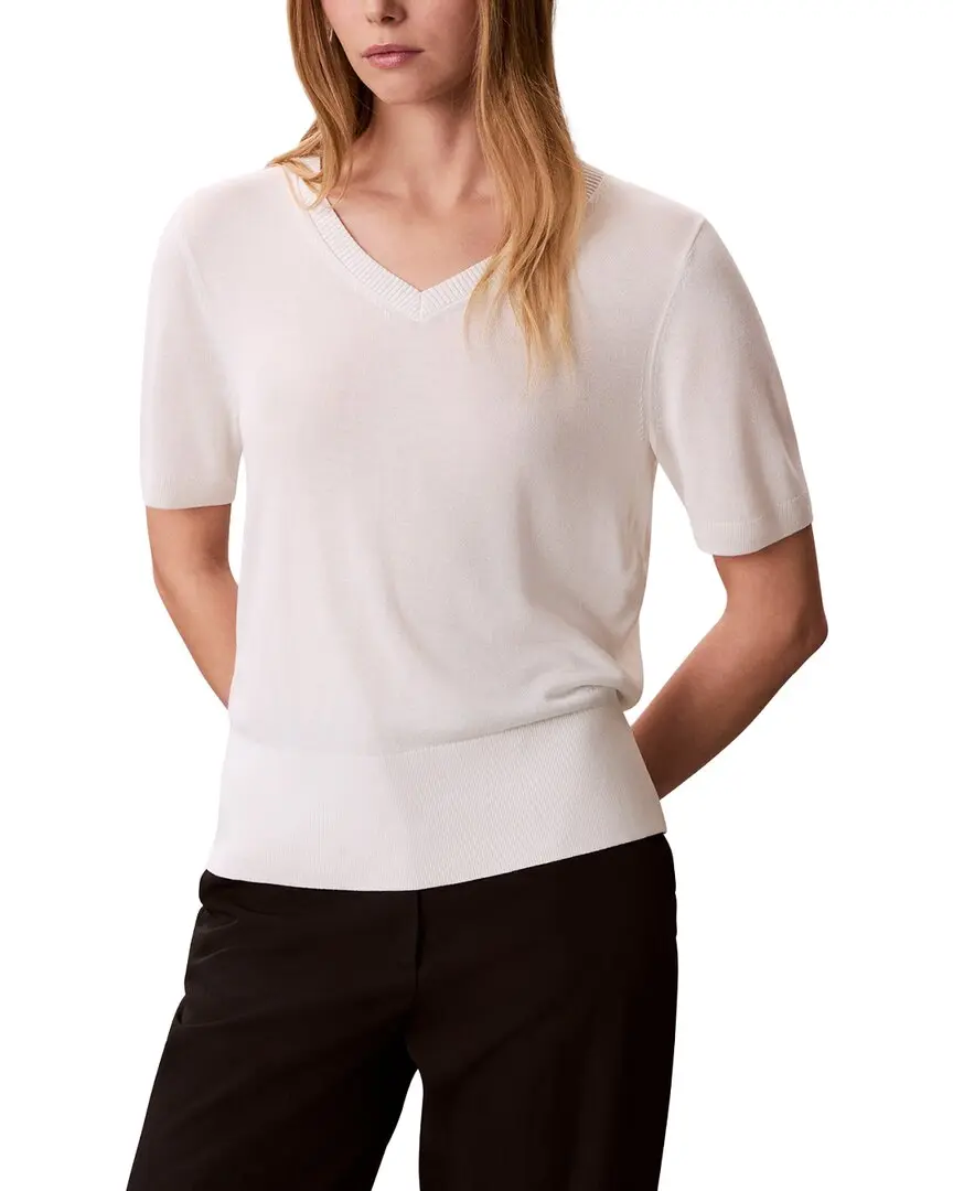 Calvin Klein Viscose Knit Sweater T-Shirt