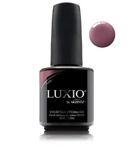 Luxio  Plush Purple mauve gel nail polish