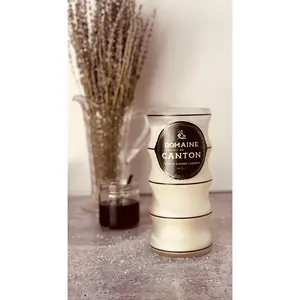 Ginger Candle - Domaine Canton Bottle - soy wax - Liquor Bottle Candle