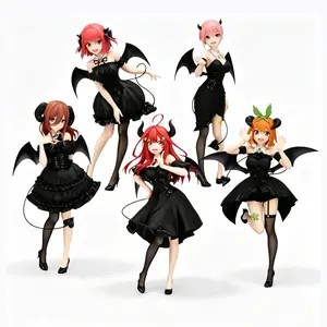 Quintessential Quintuplets Bicute Dark Figure PVC Anime Figure Collectible Cute Lifelike Desk Decor Birthday Gift Otaku Teens Adults TikTok Viral