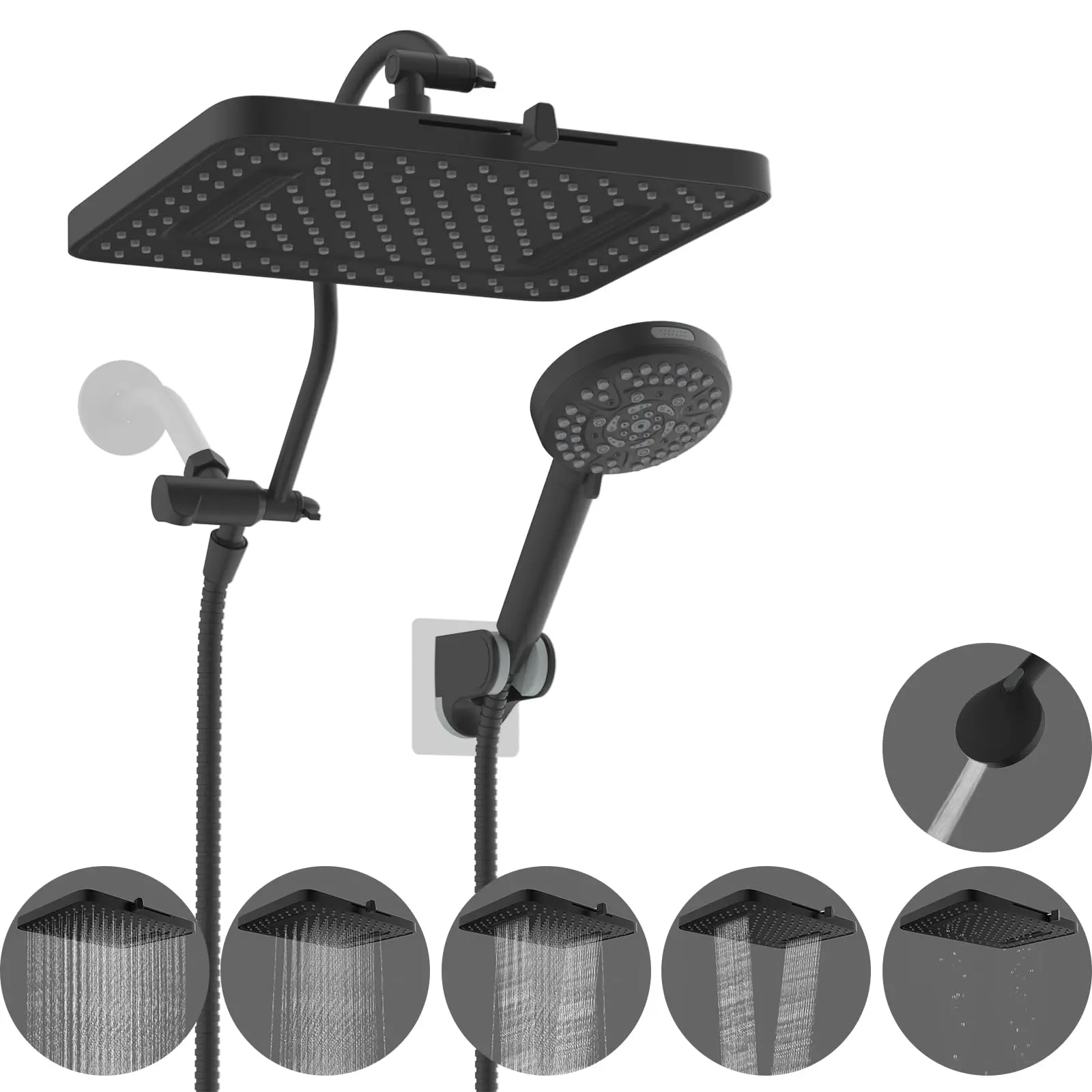 Square 13‘’ - Matte Black