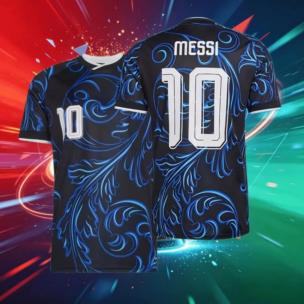 2026 Away 10# Messi Argentina Short and Long Sleeve Soccer Jersey